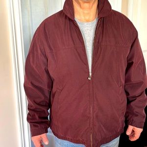 Mens Burgundy Eddie Bauer Jacket